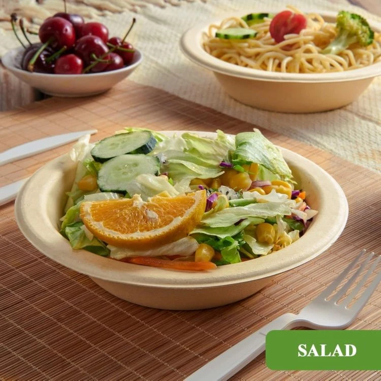12oz Sugarcane Bagasse Paper Bowl Is Biodegradable best